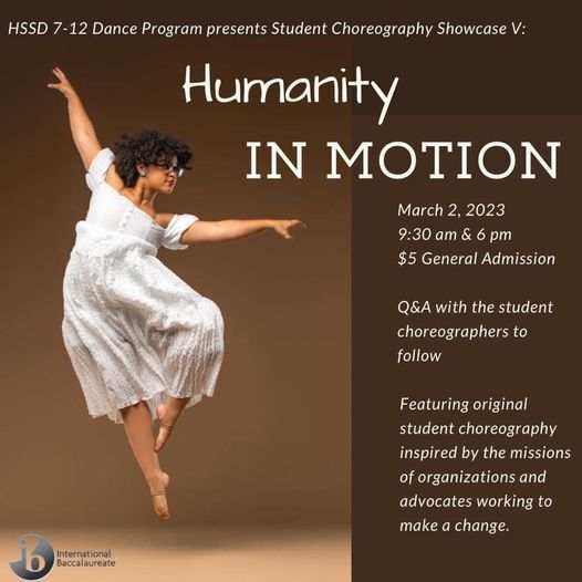 Humanity in Motion to be held March 2, 2023