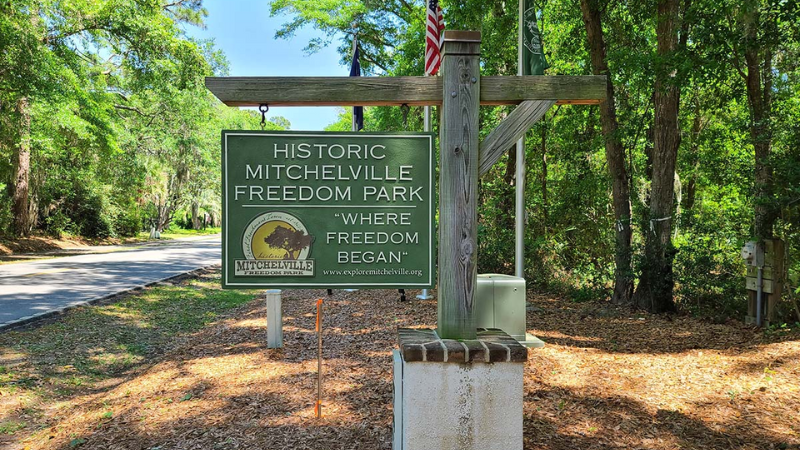 Land Survey Work at Historic Mitchelville Freedom Park
