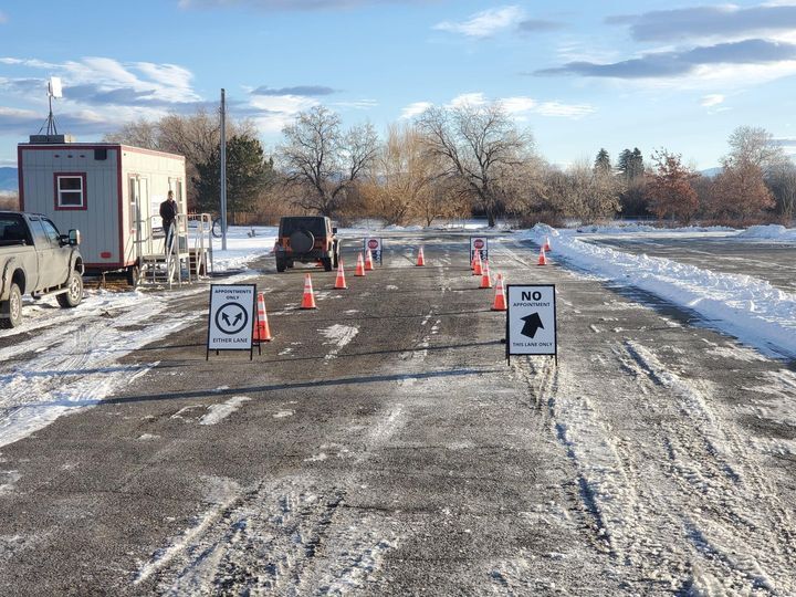 The Covid Community Testing Clinic at the Lewis and Clark County Fairgrounds is Closed