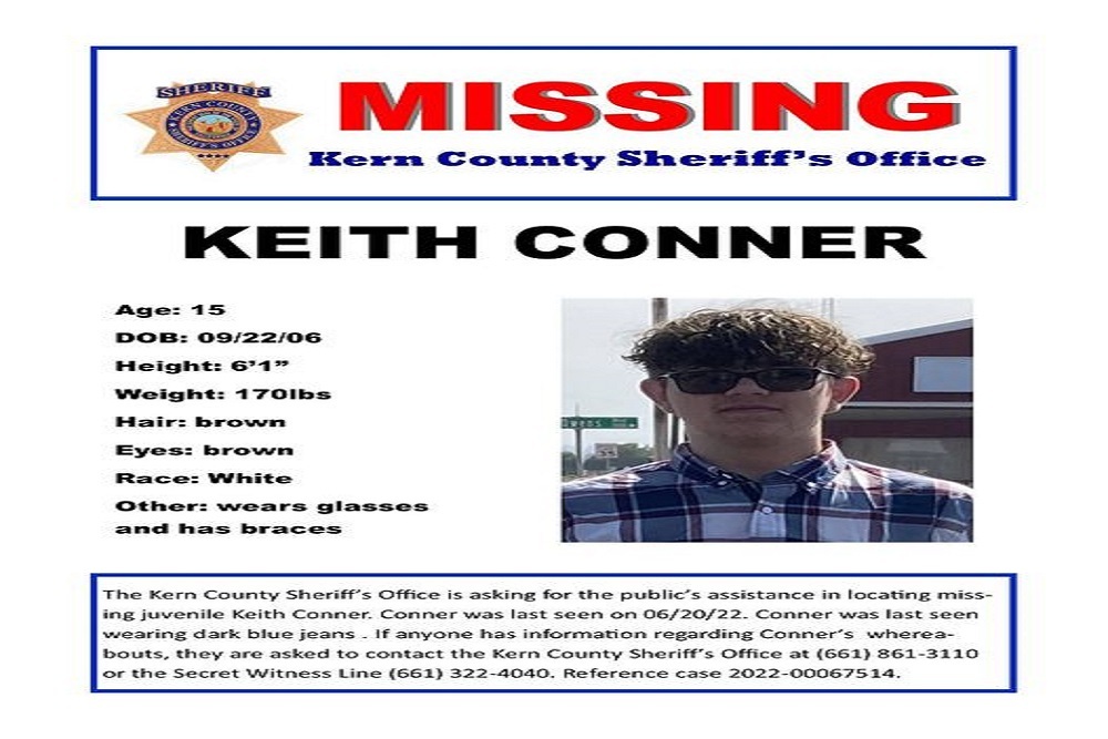 Missing Juvenile Keith Conner