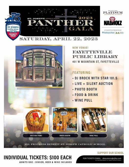SAVE THE DATE for the 2023 Panther Gala on April 22