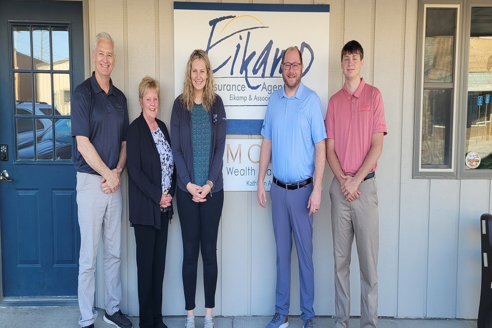 Senior Max Eikamp participated in the school’s school-to-work internship program during Trimester 3