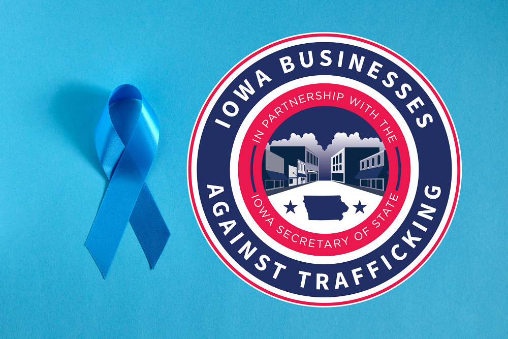 Iowa Secretary of State Paul Pate will Outline the State’s Plan to Address Human Trafficking on June 17
