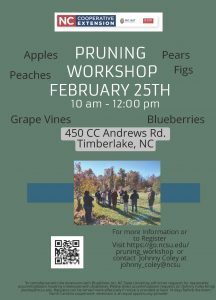 COUNTY OF GRANVILLE: Free Pruning Workshop