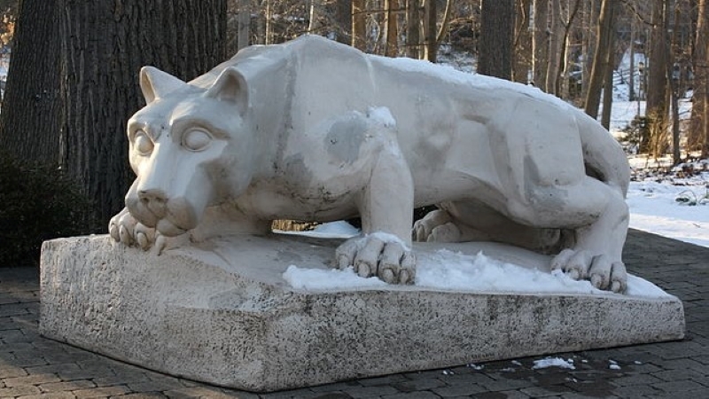 The Penn State Nittany Lions wrestling team is currently ranked No. 1, just behind University of Iowa, in the Big Ten. - Wikimedia Commons/Shuvaev