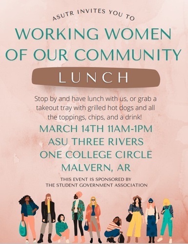 Working Women of the Community Lunch to be held March 14, 2023