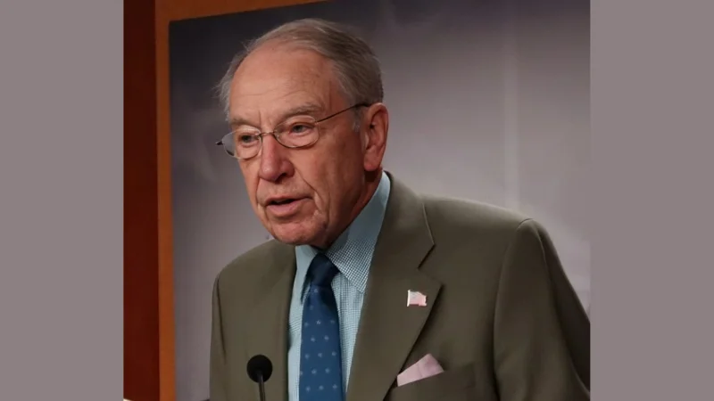 Chuck Grassley, Chairman of the Senate Judiciary Committee Chuck Grassley, Chairman of the Senate Judiciary Committee