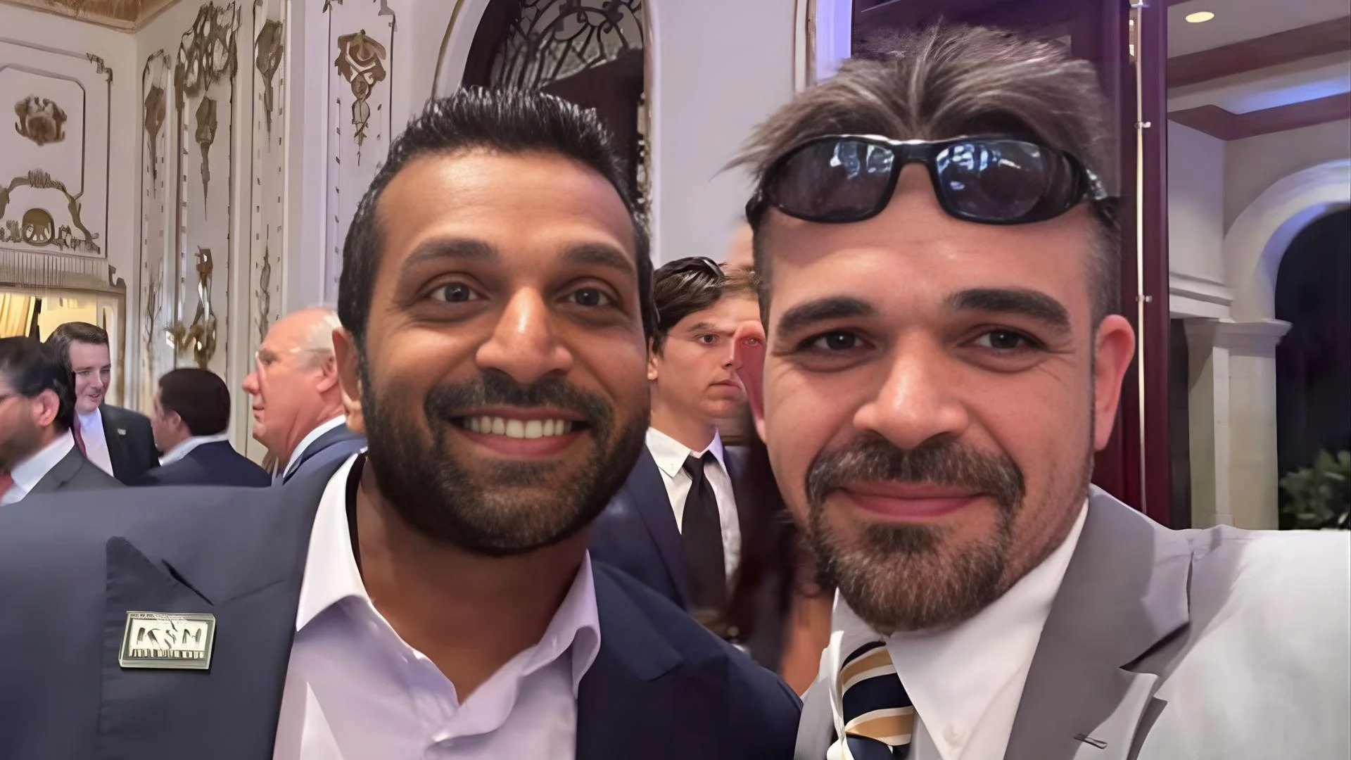 Chuck Callesto, Political strategist and founder of Star Political (right), with Kash Patel, FBI Director (left)