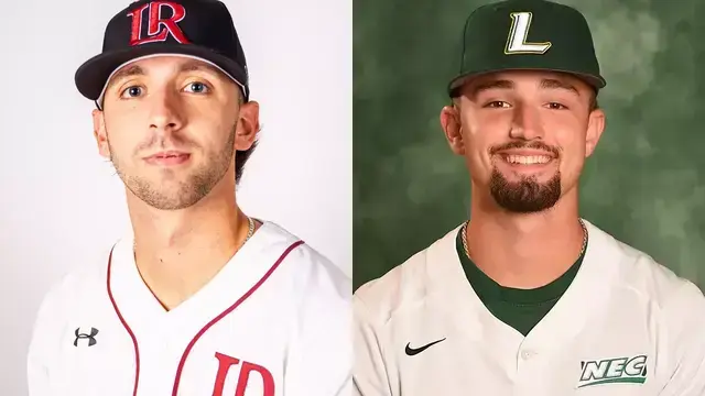 Which ex-high school athletes from South Central New York area will compete in the week of Monday, March 30?