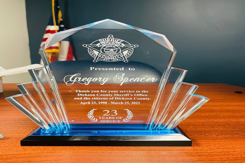Dickson County Sheriff’s Office Retirement of Deputy Greg Spencer