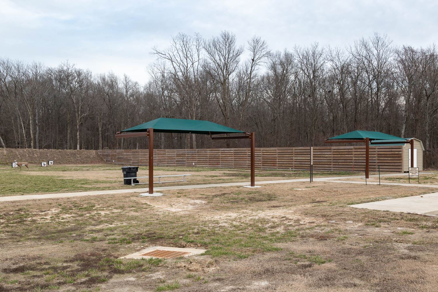 New Shade Canopies at Archery Range