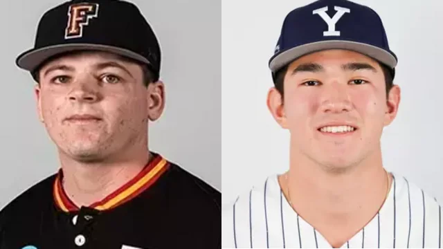 Which former North Boston News area high school standouts will be in action on Sunday, April 20?