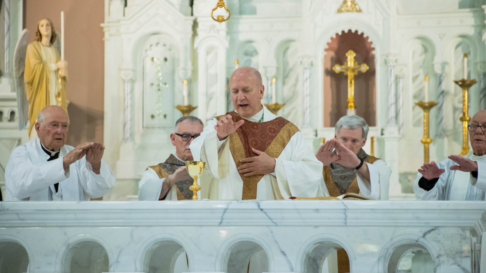 Diocese of Salina Bishop Jerry Vincke (pictured center) Diocese of Salina Bishop Jerry Vincke (pictured center)