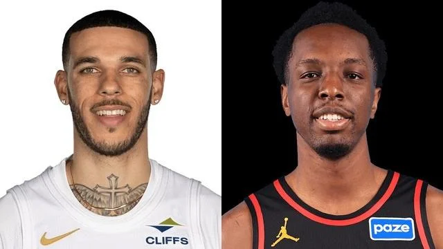 Lonzo Ball and Onyeka Okongwu Lonzo Ball and Onyeka Okongwu