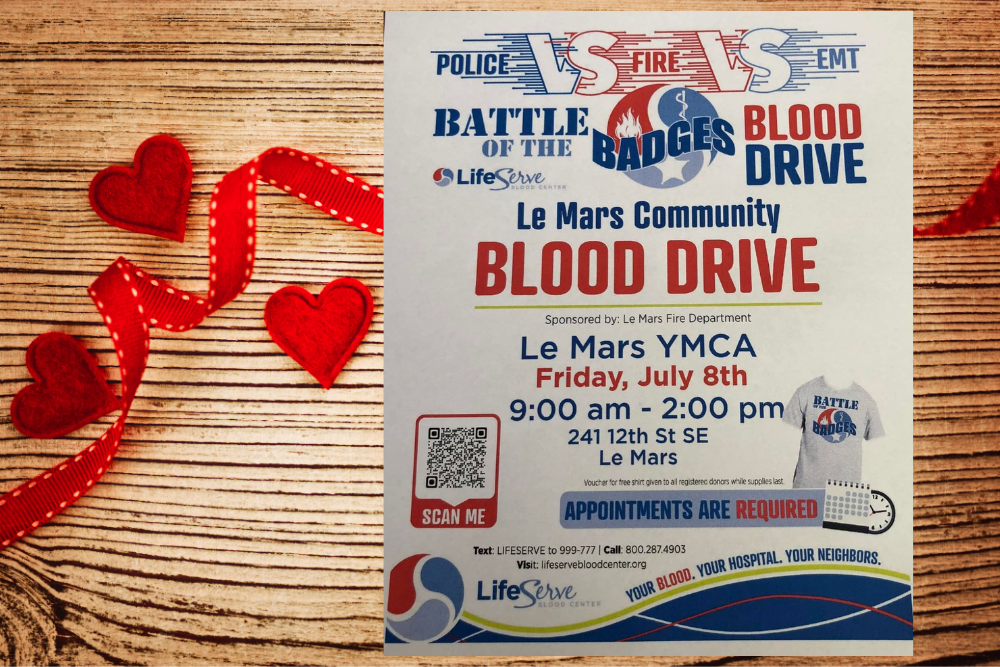 Battle of the Badges Blood Drive on July 08
