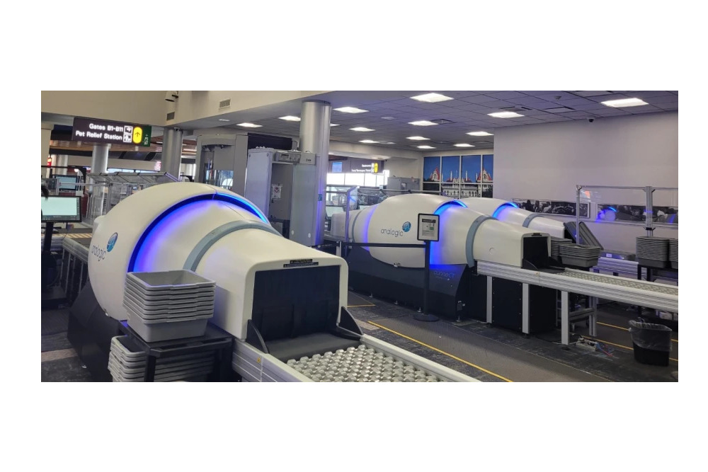 TSA Security Checkpoint At Airport Receives New State Of The Art 3-D SCANNERS