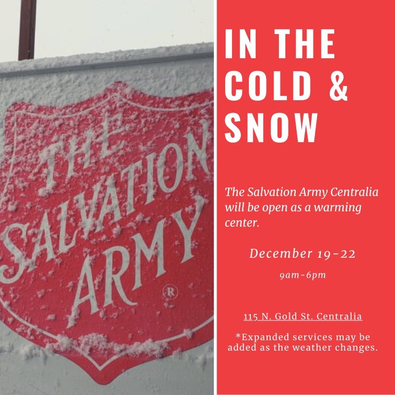 Thank you for The Salvation Army!
