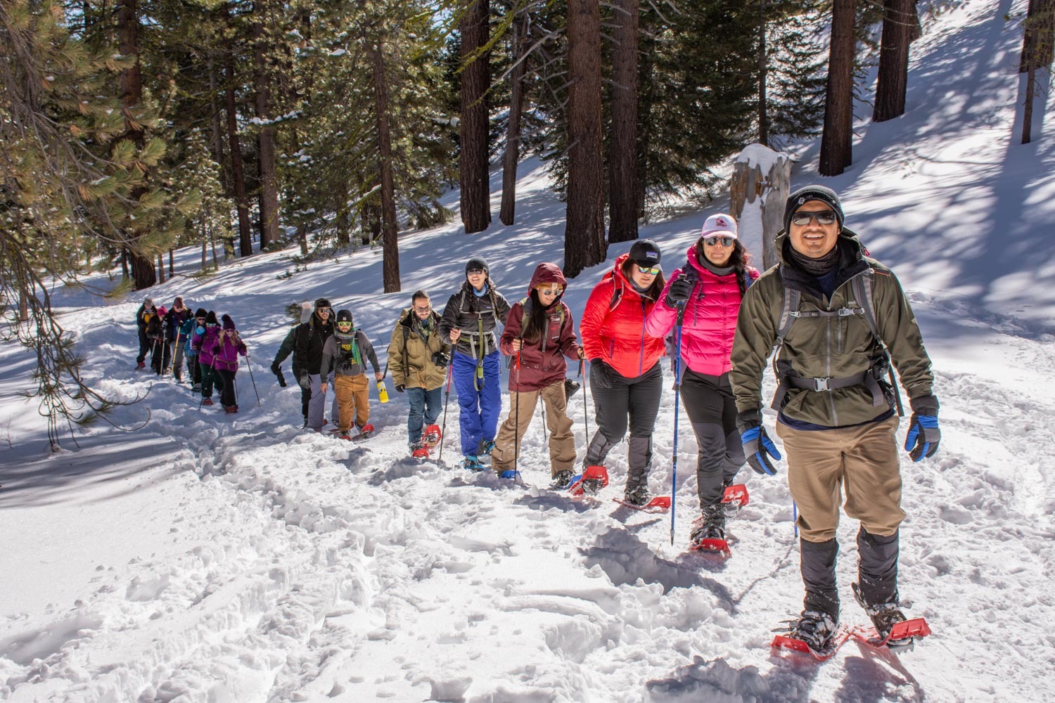 Snowshoe Rangers at the Wentworth House