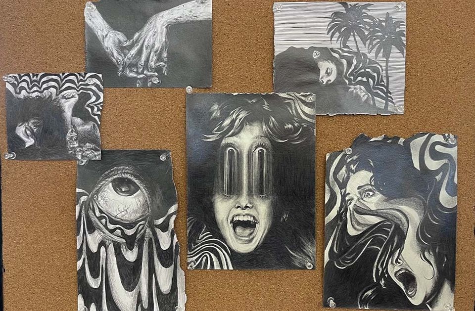 Isaac Mathis ’23 receives honorable mention at Scholastic Art Awards