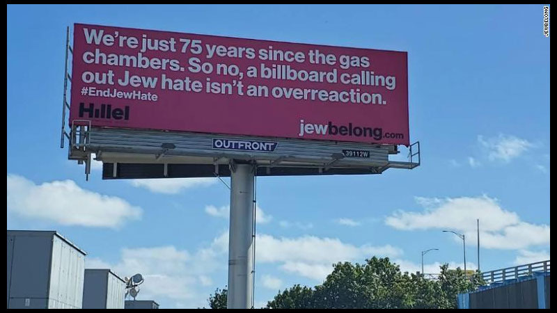 Billboards go up in Atlanta to raise awareness about ‘hatred against Jews’ Billboards go up in Atlanta to raise awareness about ‘hatred against Jews’