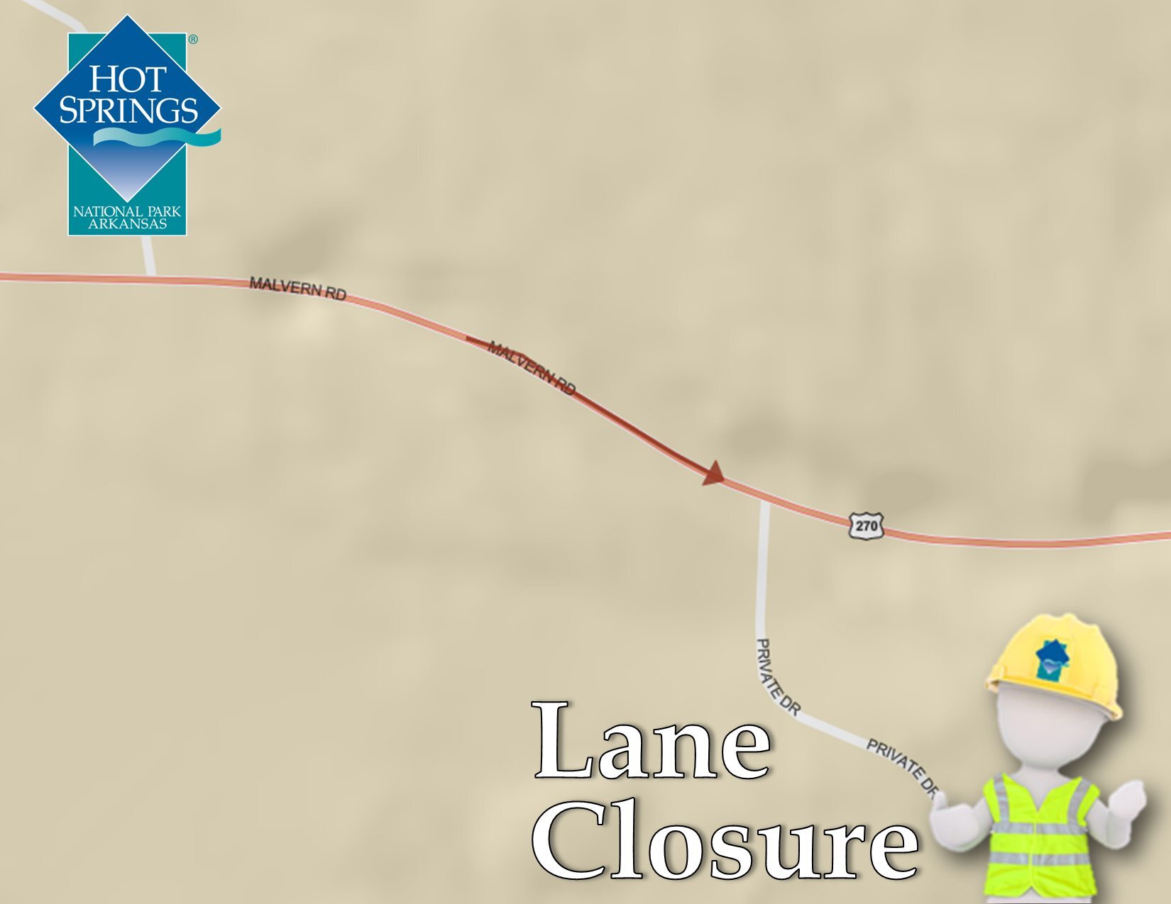 .Road Closure-4000 block of Malvern Avenue from March 16 – 22