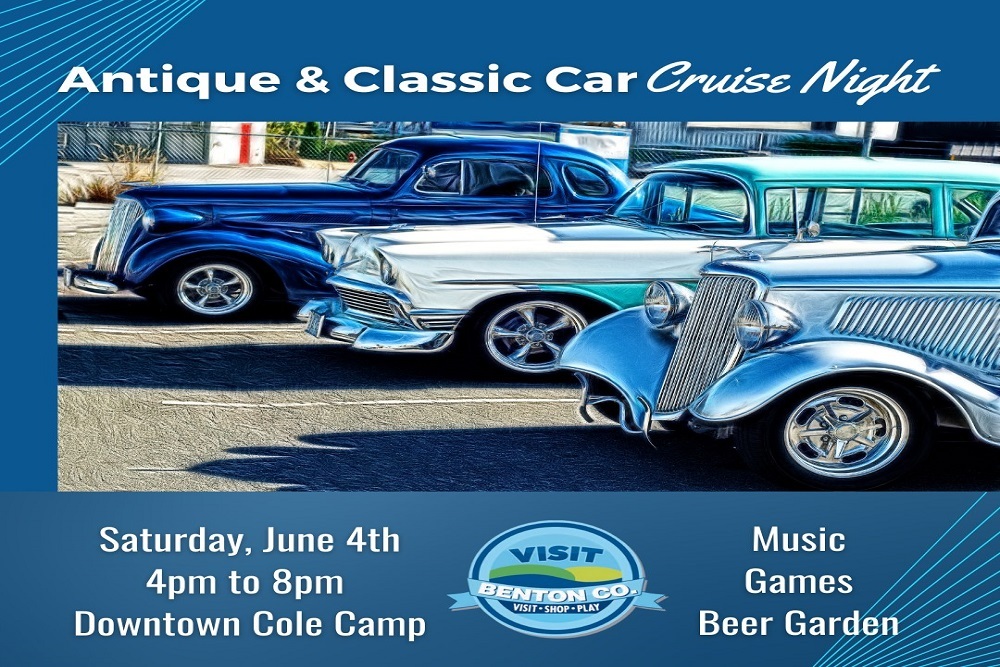 Benton County Missouri Tourism and Recreation – Annual Antique & Classic Car Cruise Night Benton County Missouri Tourism and Recreation – Annual Antique & Classic Car Cruise Night