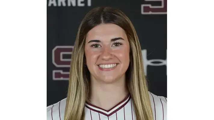 Former Mount Vernon Presbyterian School standout Sarah Schab played on Friday, May 16 in hopes of reaching the NCAA Division III Softball Championship