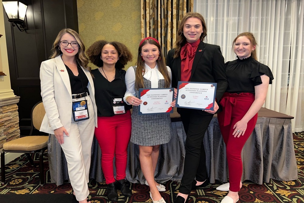 Nicholls State University: Nicholls SPA Takes Home Two Awards from National Conference￼