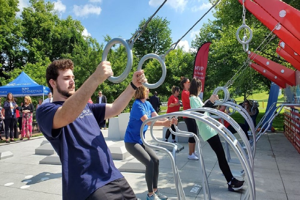 SUNY Schenectady County Community College – MVP Health Care Fitness Court