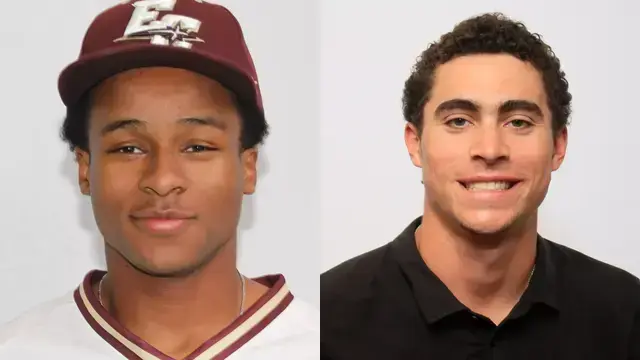 Evan Duncan and Caleb Reynolds