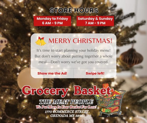 Grenada Area Chamber – The Grocery Basket Store Hours