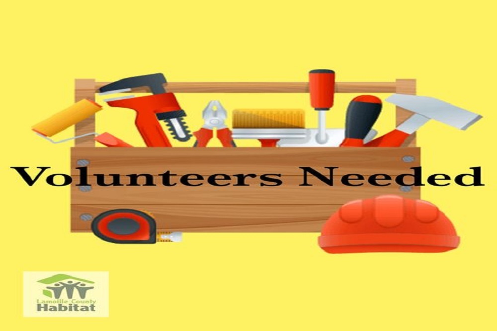 Lamoille County Habitat for Humanity: Looking for 6-8 volunteers to work at the house at 244 Maple St. in Morrisville