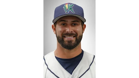 Chase Chaney pitches in Somerset Patriots' 5-3 loss to New Hampshire Fisher Cats on June 28