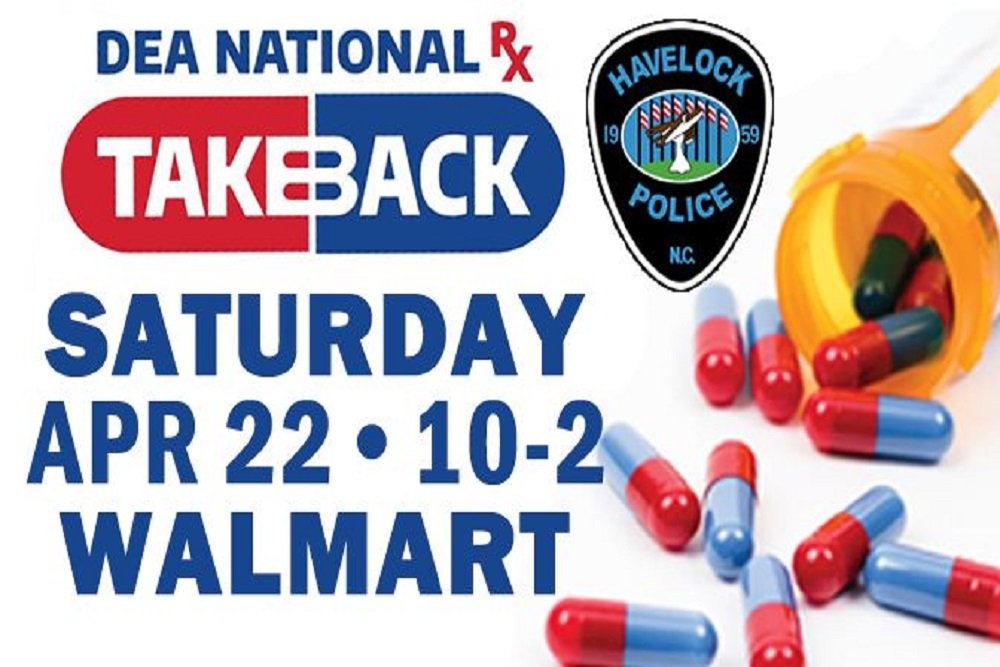 CITY OF HAVELOCK: National Drug Takeback Day April 22nd CITY OF HAVELOCK: National Drug Takeback Day April 22nd