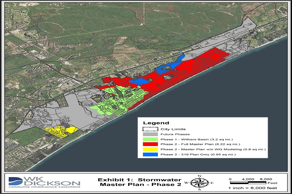 City of Myrtle Beach: The City of Myrtle Beach is in Phases 2 and 3 of the Watershed Survey, asking for public input City of Myrtle Beach: The City of Myrtle Beach is in Phases 2 and 3 of the Watershed Survey, asking for public input