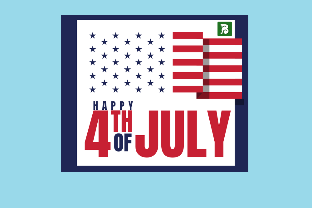 In observance of Independence Day