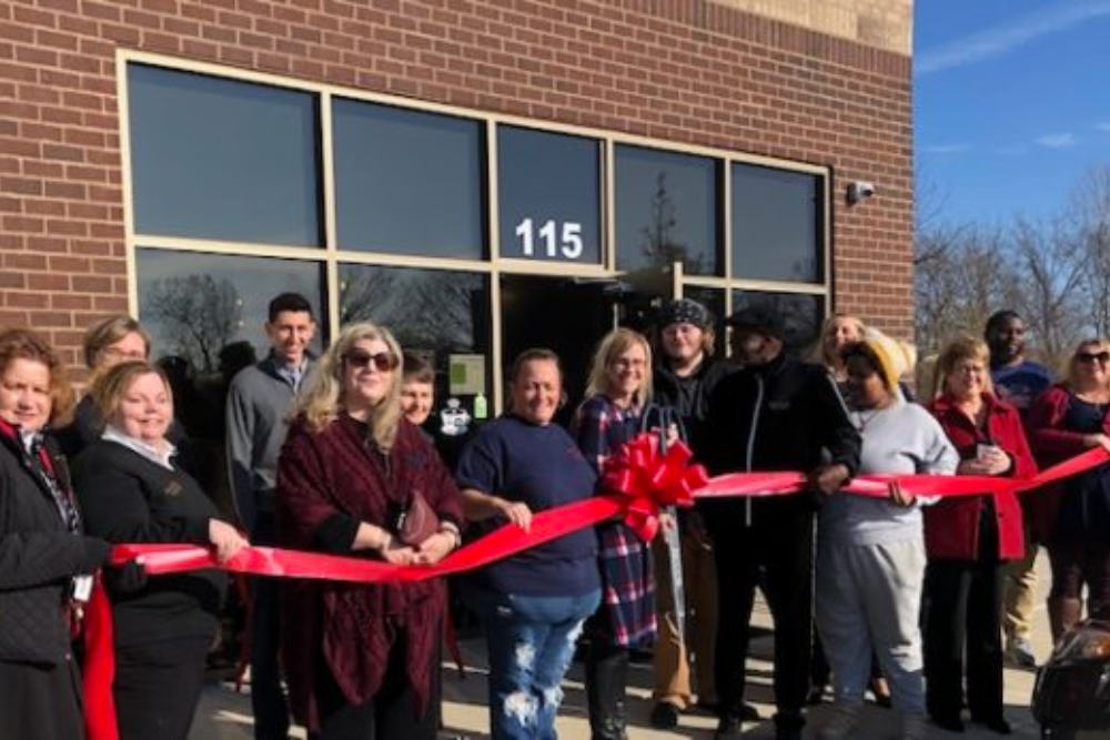 Nuts About Coffee Ribbon Cutting