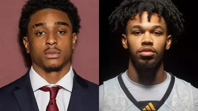 Omari Davis and Christian Trusclair