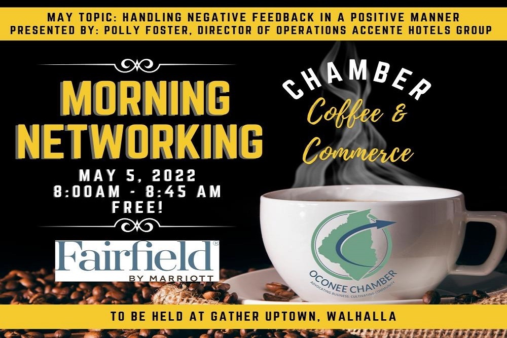 Oconee County Chamber of Commerce: Coffee & Commerce – Walhalla Oconee County Chamber of Commerce: Coffee & Commerce – Walhalla