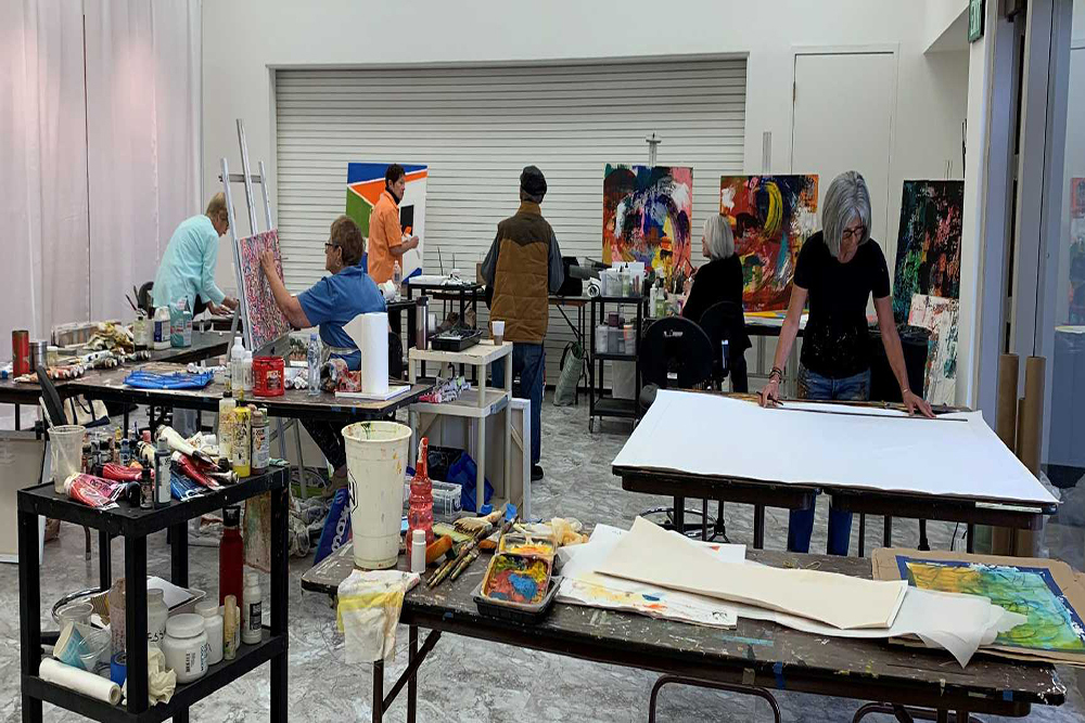 Neurodivergent Art Making class on March 12, 2022