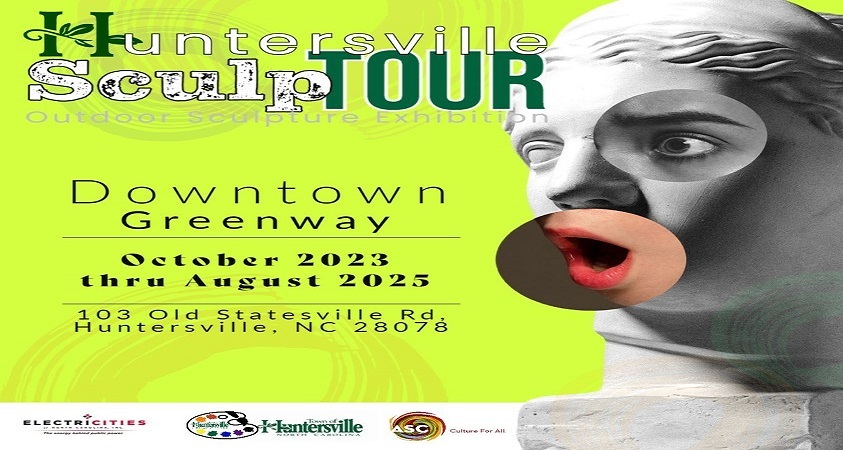 Huntersville SculpTOUR - Coming FALL 2023 to the Downtown Greenway!