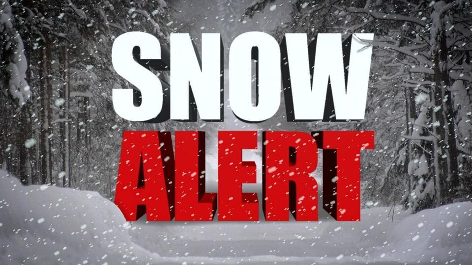 The City of Centerville is issuing a Snow Alert