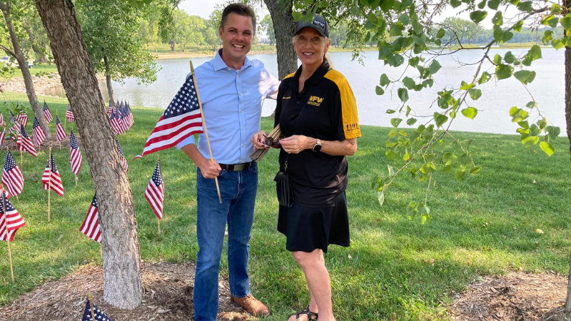 Nunn: When Axne ‘voted to raise your taxes, she was hanging out in France eating croissants’