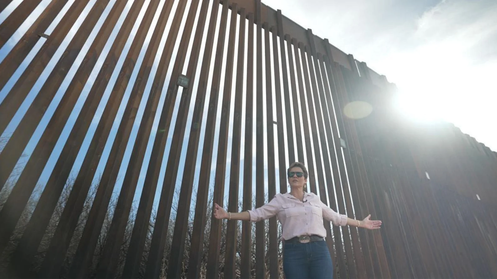 Kari Lake visits the border in 2022