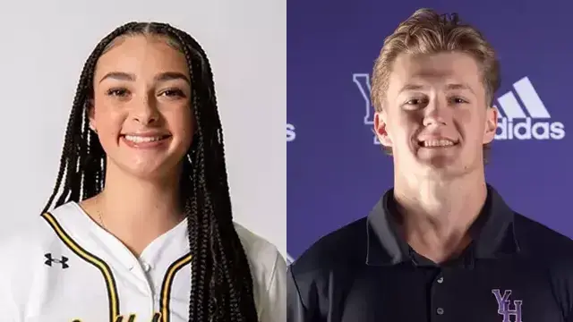 Which former North Shenandoah News area high school standouts will be in action on Friday, April 25?