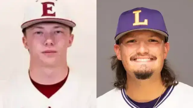 Which former Dauphin News area high school standouts will be in action on Sunday, April 6?