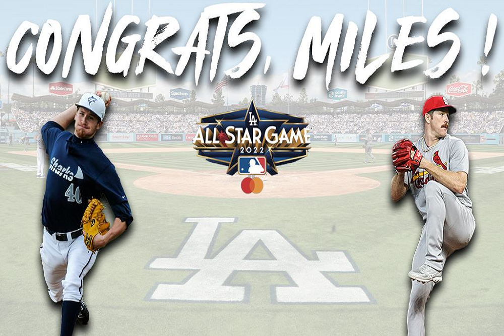 Miles Mikolas, Sharks Hall of Famer, Named to National League All-Star Team