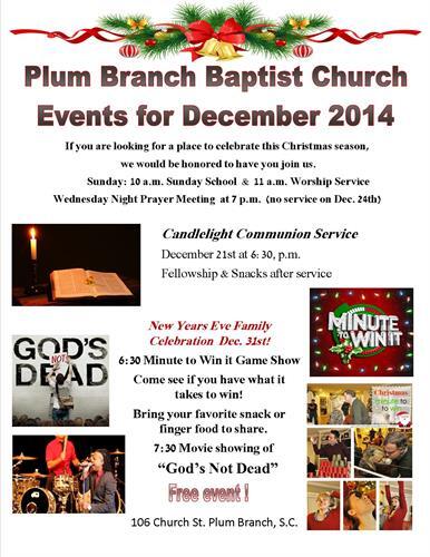 McCormick County Chamber of Commerce: New Years Eve Family Celebration