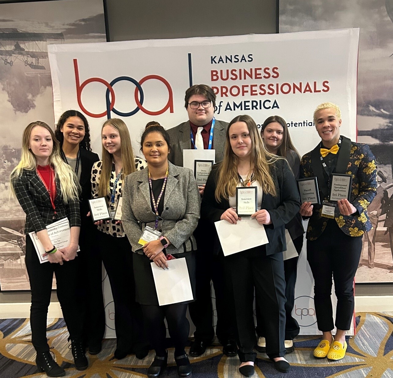 BPA Students Earn Trip to Anaheim