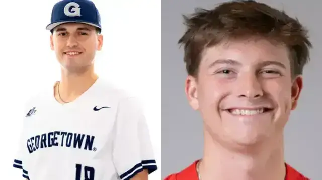 Which former Montgomery News area high school standouts will be in action on Monday, April 14?